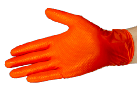 Orange Vinyl and Nitrile Synthetic Gloves Orange Vinyl and Nitrile Synthetic Gloves